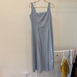 Abercrombie & Fitch Light Blue Midi Dress